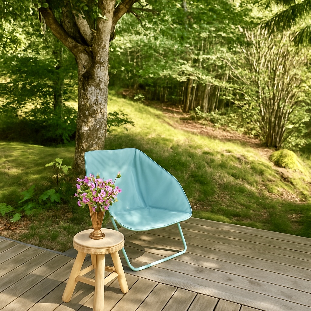 Terrasse vue forêt
